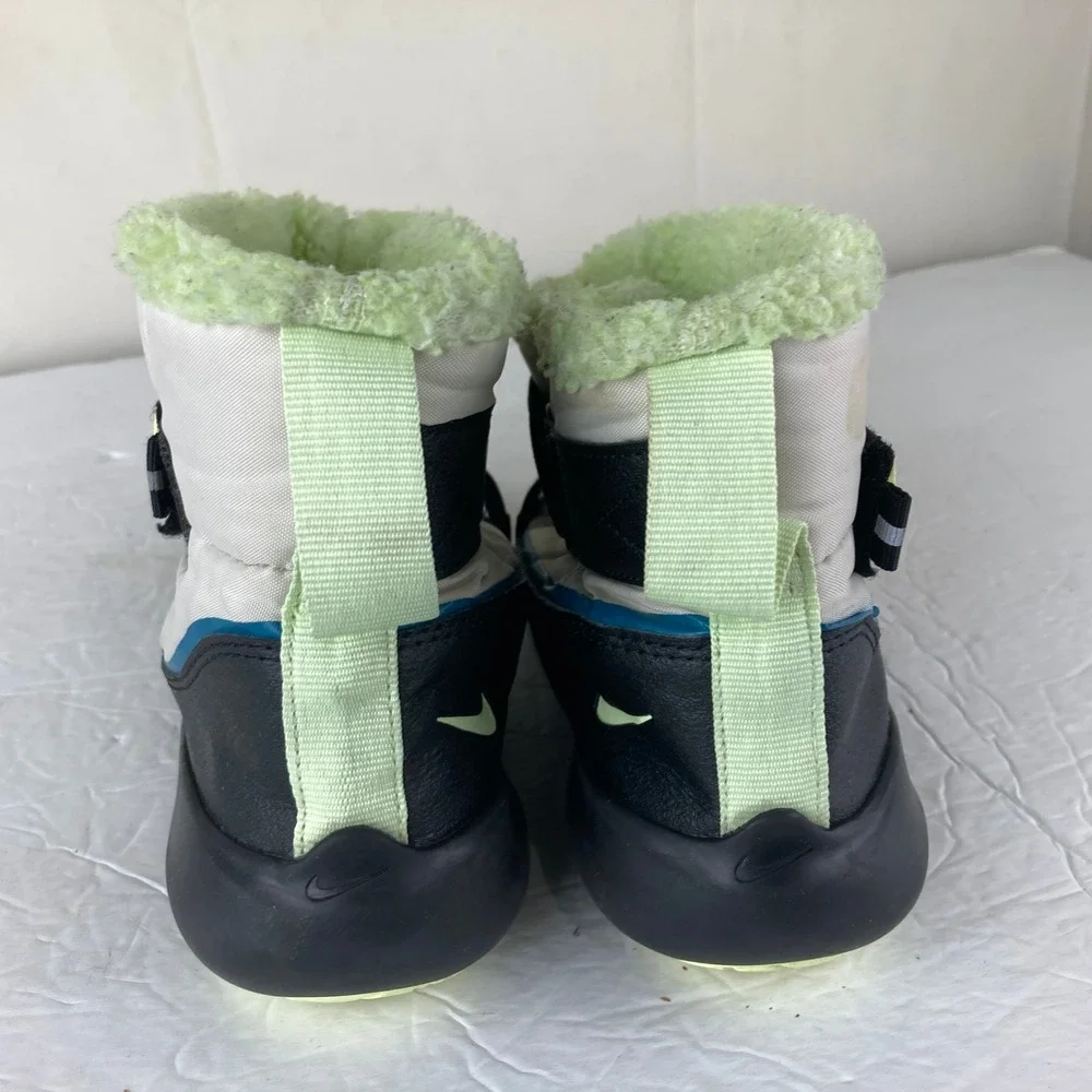 Nike Flex Advance Boot Kids Sz 2 Girl Boy Quilted Sherpa Lined Winter Snow